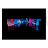 The Name Margaret in 3D Lights (Photograph) (Front Horizontal)