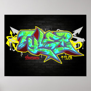 Graffiti Name Art Wall Decor Zazzle