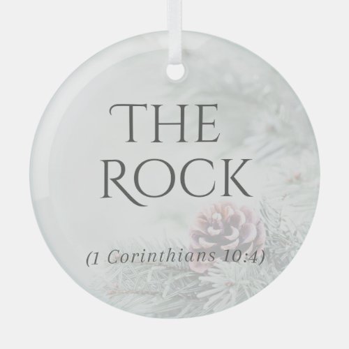 The Names of Jesus Glass Ornament _ The Rock