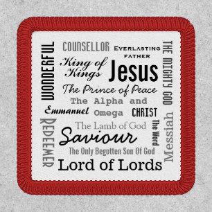 The Names of Jesus Script Text Patch