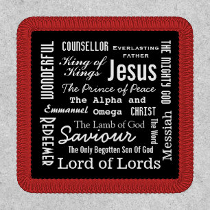 The Names of Jesus Script Text Patch