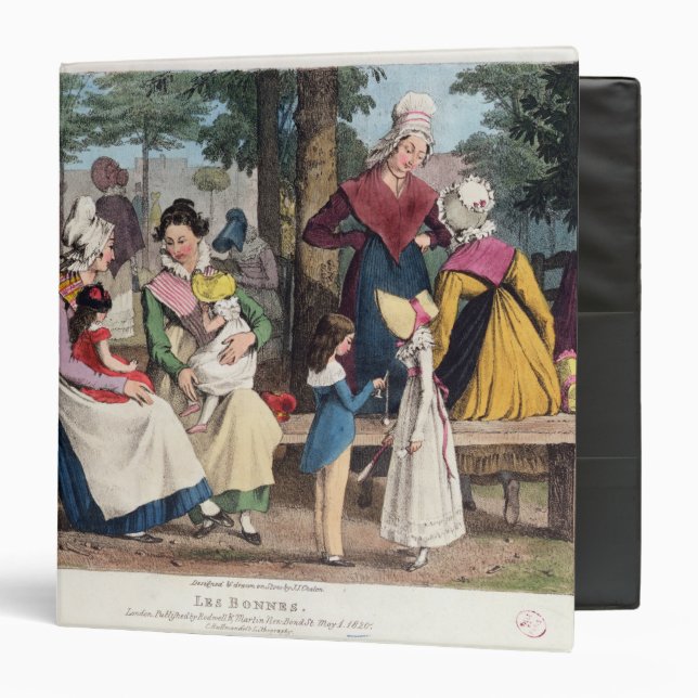 The Nannies, 1820 3 Ring Binder (Front/Inside)