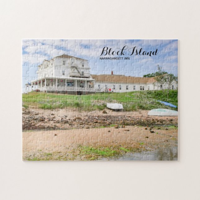 The Narragansett Inn on Block Island, RI Jigsaw Puzzle (Horizontal)