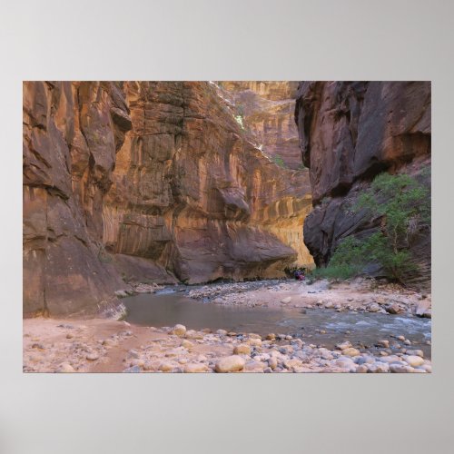 The Narrows Zion National Park Poster