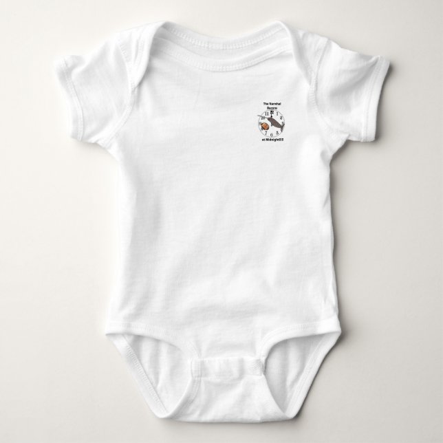 The Narwhal. It bacons at midnight Polo Shirt (Front)