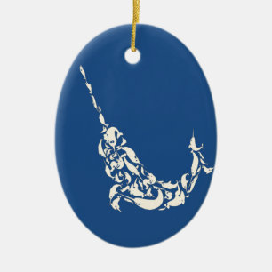 The Narwhal of Narwhals Ceramic Ornament