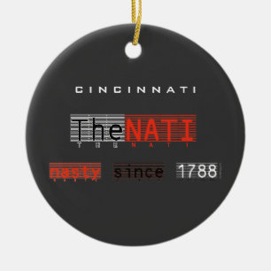The Nasty NATI (Cincinnati) Ornament