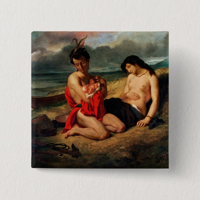 The Natchez, c.1823-35 Pinback Button (Front)