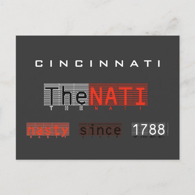 The NATI (Cincinnati) 1788 Postcard (Front)