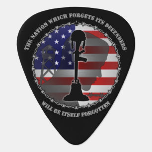 The Nation Which Forgets Its Defenders Guitar Pick