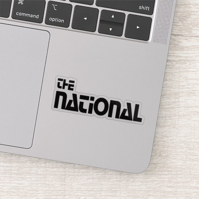 The National - 1980 promo Sticker (Detail)