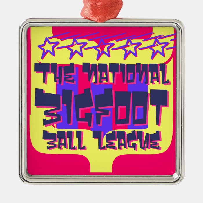 The National Bigfoot Ball League Christmas Ornament