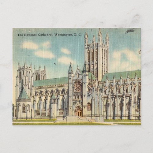 The National Cathedral Washington DC Postcard