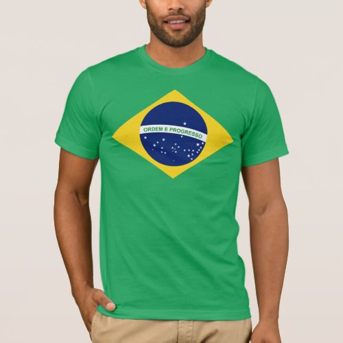 The national flag Federative Republic of Brazil T_Shirt