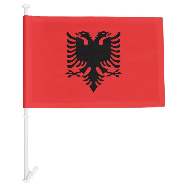 The National flag of Albania (Front)