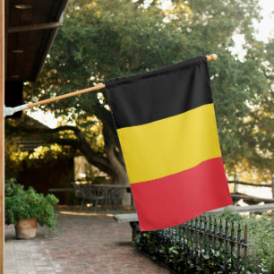 The National flag of Belgium