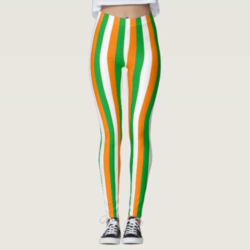 The National Flag Of Couthern Ireland Eire Leggings