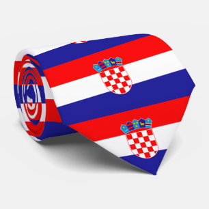 The National flag of Croatia Zastava Hrvatske Neck Tie