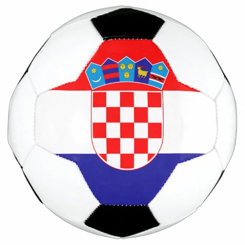The National flag of Croatia Zastava Hrvatske Soccer Ball