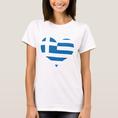 The National flag of Greece T_Shirt