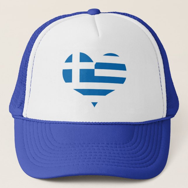 The National flag of Greece Trucker Hat (Front)