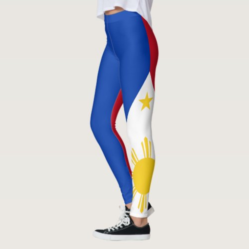 The National Flag of the Philippines Leggings