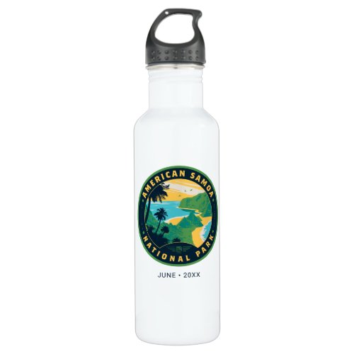 The National Park of American Samoa Stainless Steel Water Bottle