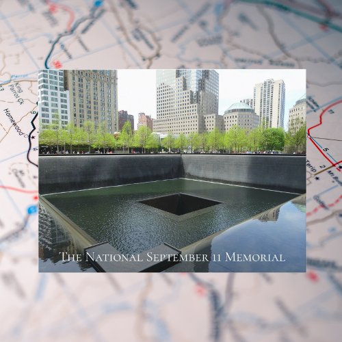 The National September 11 Memorial Travel Photo Postcard