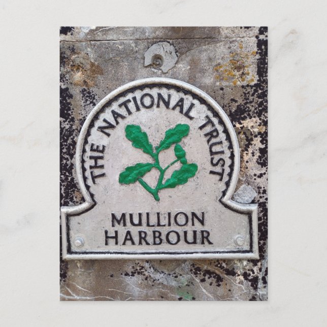 The National Trust - Mullion Harbour in Cornwall Postcard (Front)