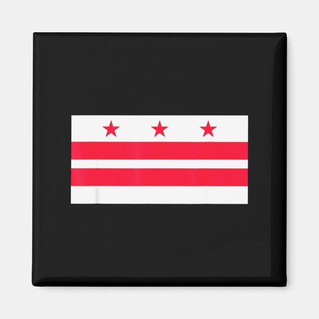 The Nations Capital, The District, Washington, Dc  Magnet (Front)