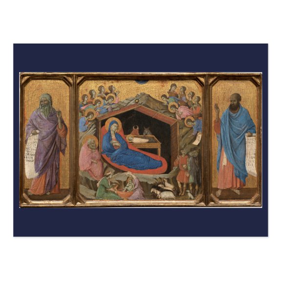 The Nativity 1308 | Blue Beach Song™ Postcard