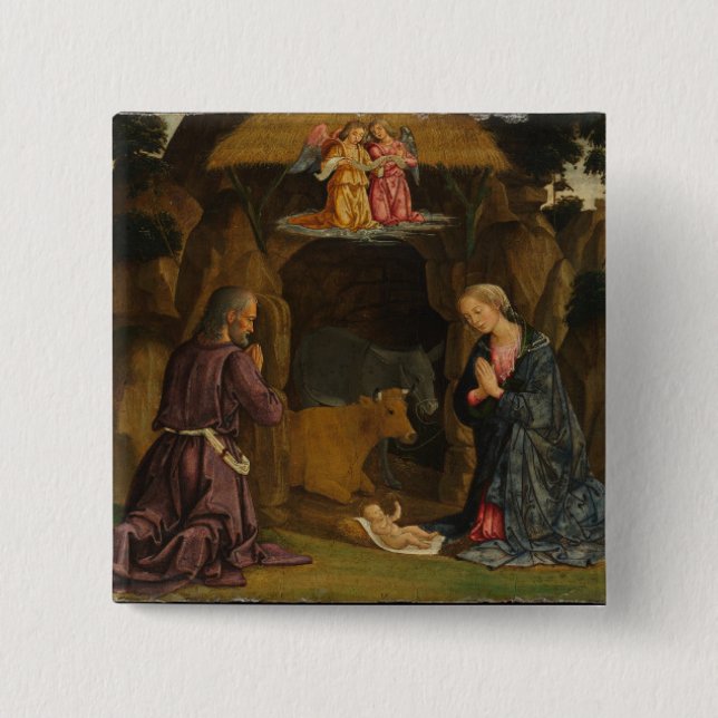 The Nativity, 1480s Button (Front)