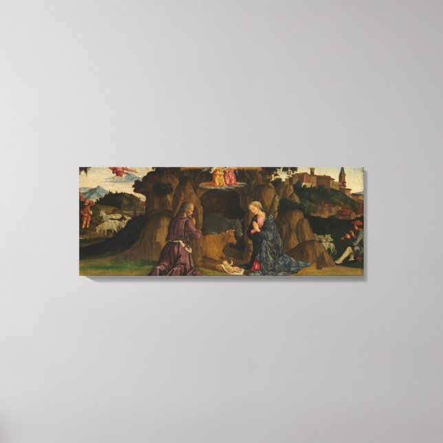 The Nativity, 1480s Canvas Print (Front)