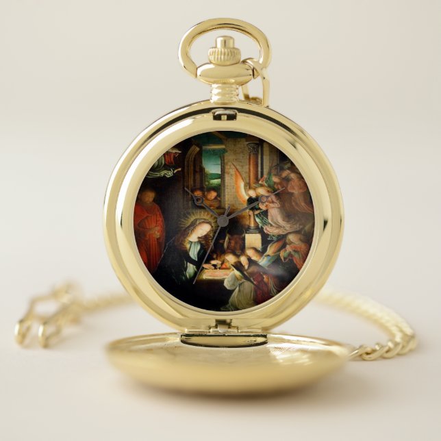 The Nativity 1495  Pocket Watch (Inside)