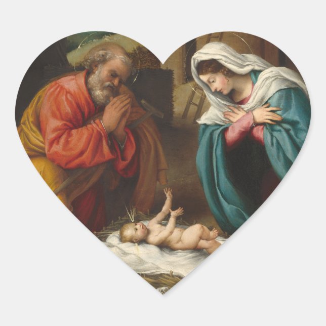 The Nativity 1523b | Blue Beach Song™ Sticker (Front)