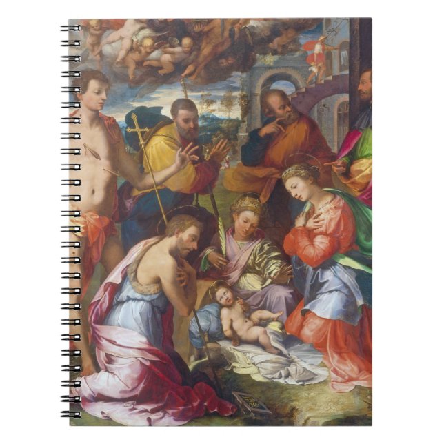 The Nativity, 1534 (oil on panel) Notebook (Front)