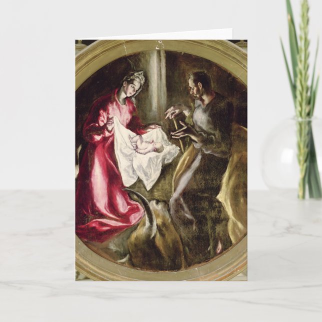 The Nativity, 1587-1614 Holiday Card (Front)