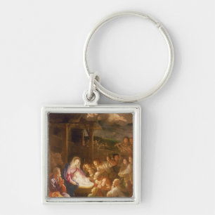 The Nativity at Night, 1640 Keychain