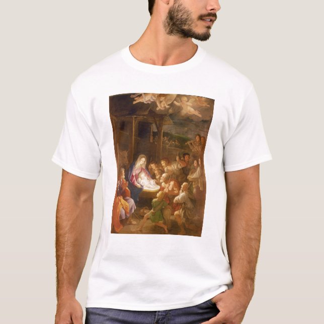 The Nativity at Night, 1640 T-Shirt (Front)