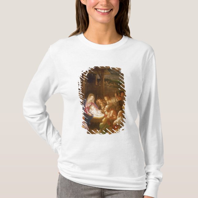 The Nativity at Night, 1640 T-Shirt (Front)
