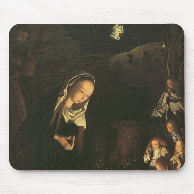 The Nativity at Night Mouse Pad (Front)
