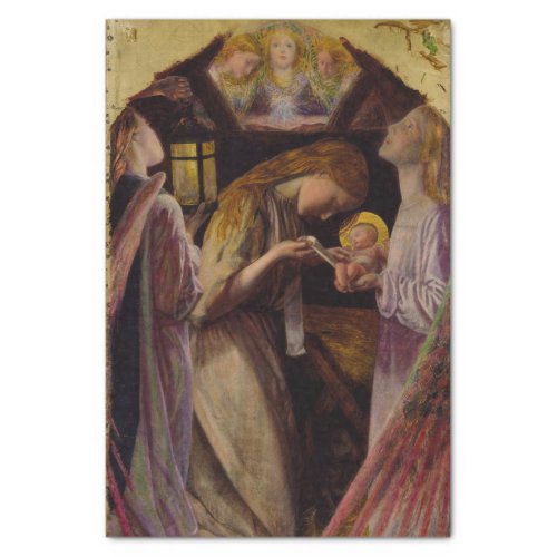 The Nativity by Arthur Hughes Tissue Paper