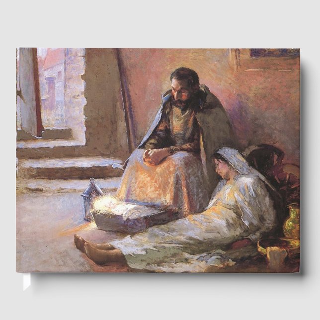 The Nativity By Gari Melchers Guest Book (Front)