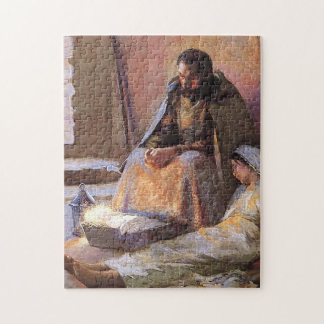 The Nativity By Gari Melchers Jigsaw Puzzle (Vertical)