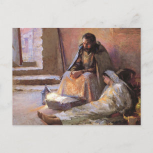 The Nativity By Gari Melchers Postcard