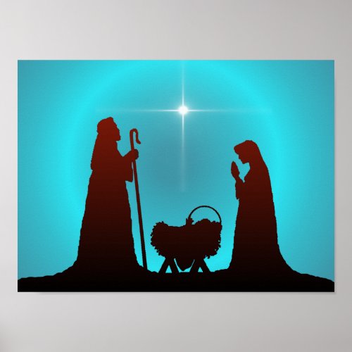 THE NATIVITY by SHARON SHARPE Poster