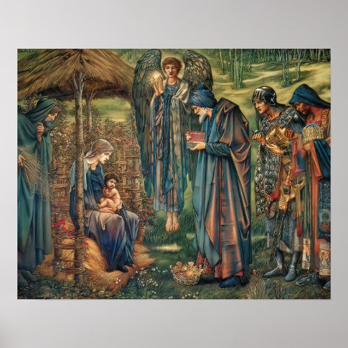 The Nativity Christmas Jesus Adoration Advent Jone Poster