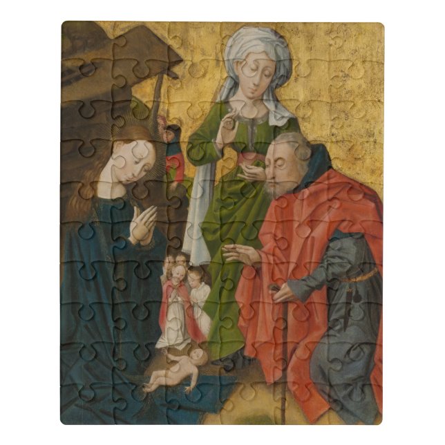 The Nativity, circa 1460 Jigsaw Puzzle (Puzzle Vertical)
