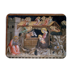 The Nativity, detail from The life of the Virgin a Magnet