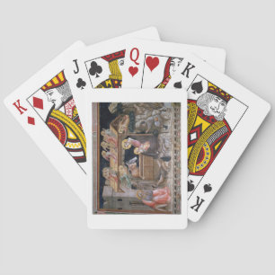 The Nativity, detail from The life of the Virgin a Poker Cards